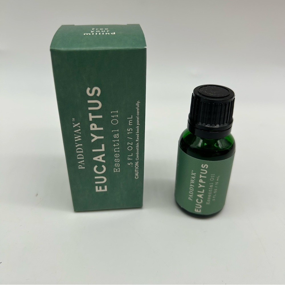 Paddywax Body-Safe Essential Oil for Diffusers Scented Oil, 0.5 Oz, Eucalyptus